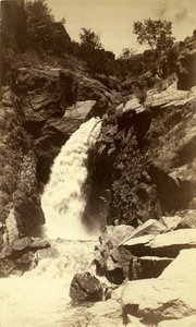 Cascadas del Arcoíris, c.1880 de William Henry Jackson